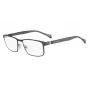 BOSS Gafas de sol BOSS1119ITSR8 Hombre Montura rectangular de acetato UV400 Lentes grises 56/18/140 mm