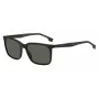 BOSS Gafas de sol BOSS1579S807 Hombre Square Acetato Montura negra Lentes grises 57/17/145 mm