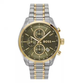 BOSS Velocity Reloj de hombre cronógrafo de cuarzo 1514227 44mm silicona negra