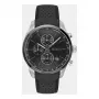 BOSS Reloj de hombre 1514224 (44,5 mm) cronógrafo de cuarzo esfera azul correa de piel marrón