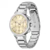 BOSS Reloj de mujer 1502676 Reloj de cuarzo 37mm Acero inoxidable Plata/Oro rosa