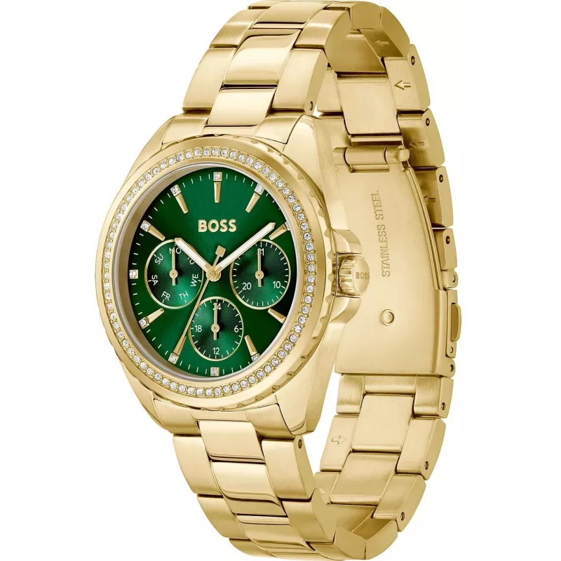 BOSS Reloj de mujer 1502714 Cuarzo Analógico 38mm Acero Inoxidable Plateado