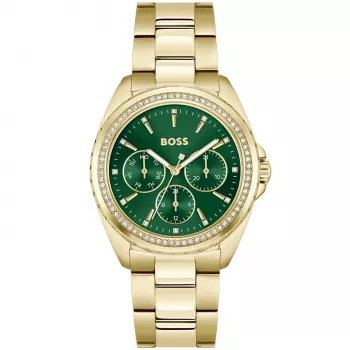 BOSS Reloj de mujer 1502714 Cuarzo Analógico 38mm Acero Inoxidable Plateado