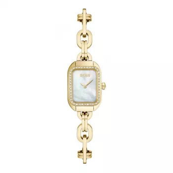 BOSS Reloj mujer 1502740 reloj analógico de cuarzo 32mm acero inoxidable malla plata