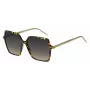 Gafas de sol de mujer BOSS BOSS1524SHJV cuadradas habana montura de acetato lentes degradadas grises 57mm