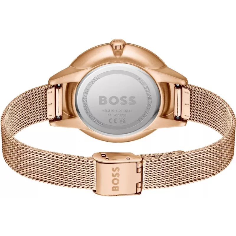 BOSS Reloj mujer 1502663 40mm plata acero inoxidable cuarzo analógico