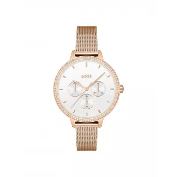 BOSS Reloj mujer 1502663 40mm plata acero inoxidable cuarzo analógico