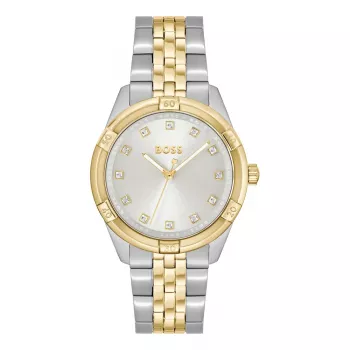 BOSS Reloj de mujer 1502700 36mm plata acero inoxidable cuarzo