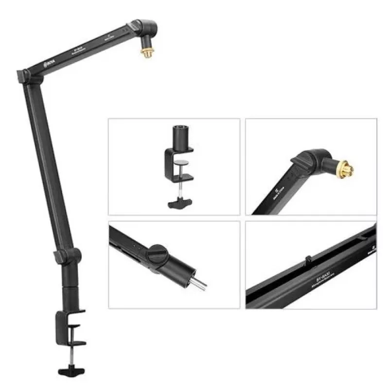 BOYA BY-BA30 Brazo articulado para micrófono, acero, negro