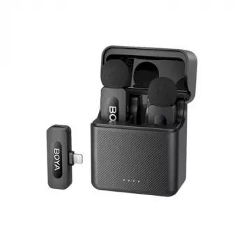 BOYA BY-V3 Micrófono inalámbrico para dispositivos Lightning iOS