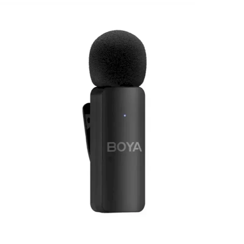 BOYA BY-V4 sistema de micrófono inalámbrico 2,4GHz con 4 transmisores y 1 receptor (conector de 3,5mm) negro