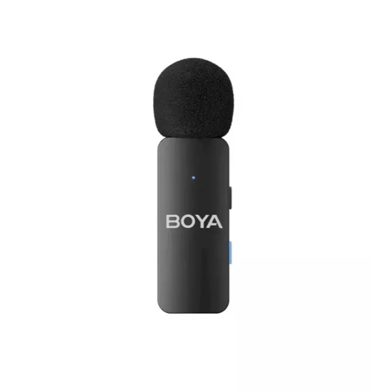BOYA BY-V4 sistema de micrófono inalámbrico 2,4GHz con 4 transmisores y 1 receptor (conector de 3,5mm) negro