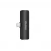 BOYA BY-V4D Sistema de micrófono inalámbrico con 4 transmisores y 1 receptor Lightning (Negro)