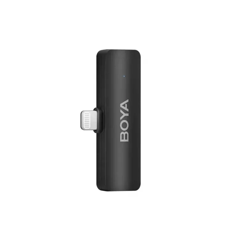 BOYA BY-V4D Sistema de micrófono inalámbrico con 4 transmisores y 1 receptor Lightning (Negro)