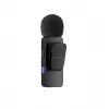 BOYA BY-V4D Sistema de micrófono inalámbrico con 4 transmisores y 1 receptor Lightning (Negro)