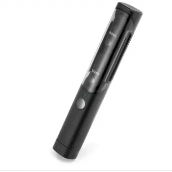 BOYA Magic-02 Micrófono inalámbrico con auriculares 2,4 GHz USB-C/Lightning/3,5 mm Negro