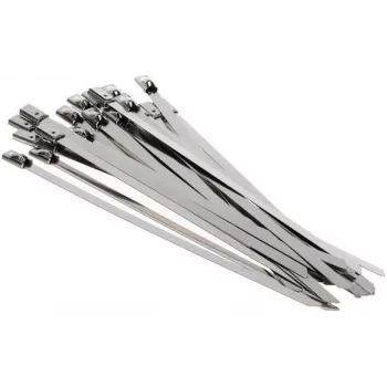 BRADAS TS1446150*P25 Abrazadera de tornillo sin fin, 14-46 mm, acero galvanizado, pack de 25