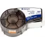 Brady M21-750-461 Cinta de etiquetar continua de poliéster B-461, negro sobre blanco, 19,05 mm x 6,4 m, adhesivo permanente 110933