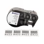 Etiqueta de vinilo autolaminada Brady M4-49-422 en rollo, 48,26 mm x 6,4 m, blanca, para BMP41/BMP51/BMP53/M511
