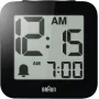 Braun BC 25 BP despertador de cuarzo negro con anuncio de voz (67711)