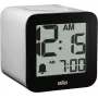 Braun BC 25 WP Despertador de cuarzo blanco con salida de voz (67710)