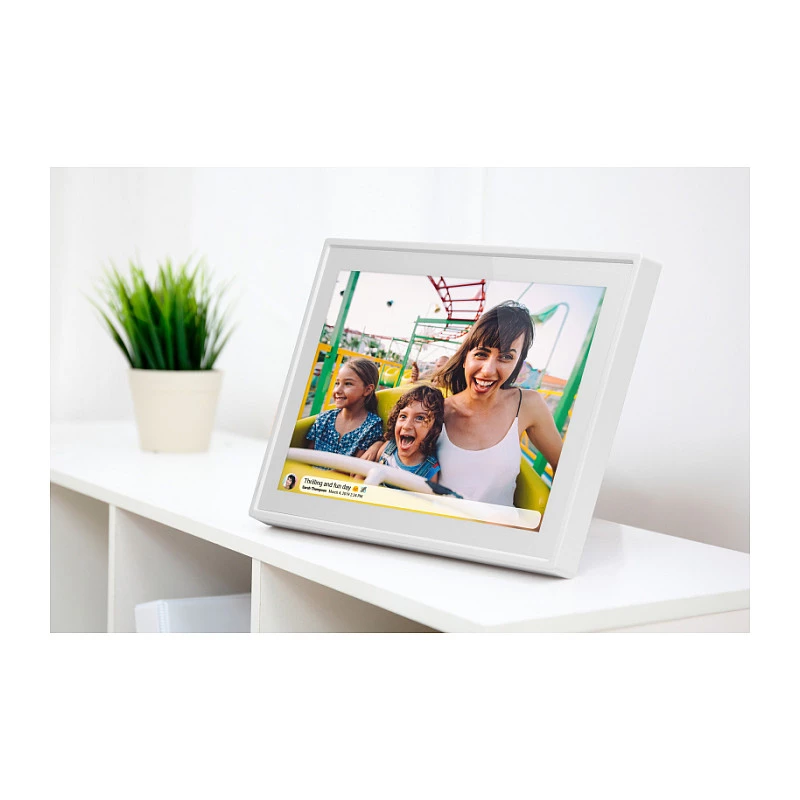 Braun DigiFrame 1019 WiFi 25,7 cm (10,1 pulgadas) Marco de Fotos Digital Blanco