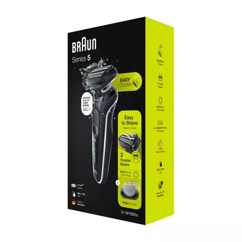 Braun Oral-B iO5 Series 51-W1600S Cepillo de dientes eléctrico, negro, 5 modos, Bluetooth