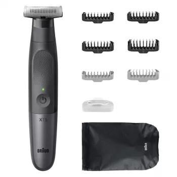 Braun Series X XT5200 recortadora y afeitadora híbrida negra