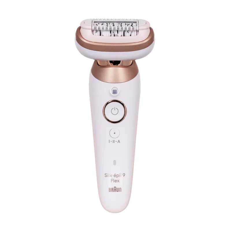 Braun Silk-épil 9 Flex SkinSpa SES9-481 3D depiladora, Wet & Dry, blanco/dorado