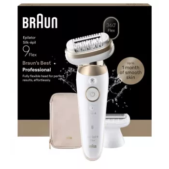 Braun Silk-épil 9 Flex 9-030 Depiladora Gold White