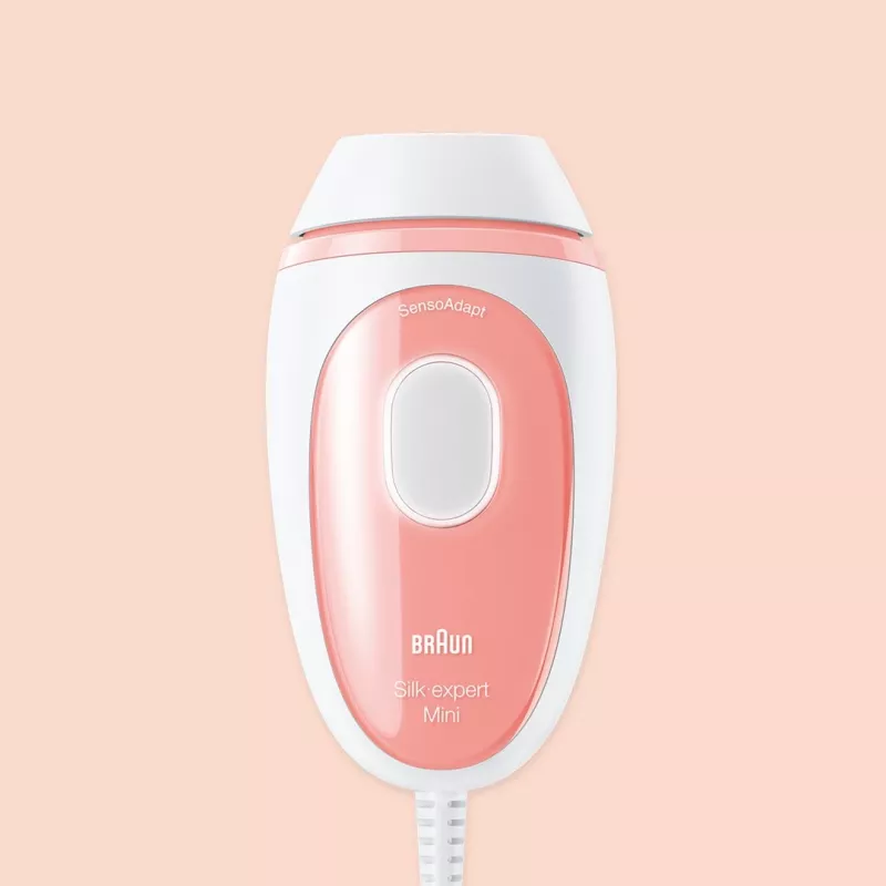Braun Silk-expert PL1000 Depiladora de luz pulsada intensa (IPL) Rosa, Blanco