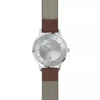 BREIL Reloj de cuarzo analógico de hombre TW1744 35mm Acero inoxidable