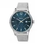 BREIL Reloj de cuarzo hombre TW1560 44mm esfera negra correa de piel