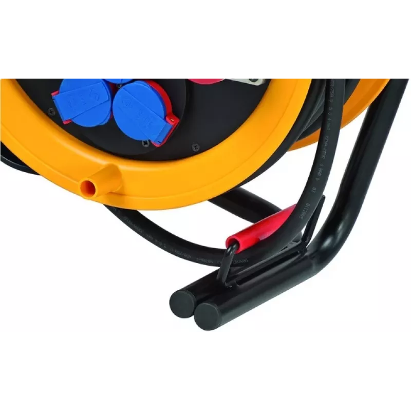 Brennenstuhl 1319200010 Alargador enrollable 230-400 V 25m H07RN-F 5G2.5 con 5 tomas de corriente IP44