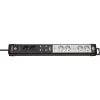 BRENNENSTUHL Connect Premium-Line regleta con Wi-Fi 6 tomas (negro/gris claro, 3m, temporizador, control por voz)