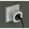 Brennenstuhl Connect WiFi Smart Plug WA 3600 XS02, blanco, control por voz, temporizador, app