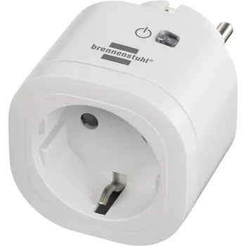 Brennenstuhl Connect WiFi Smart Plug WA 3600 XS02, blanco, control por voz, temporizador, app