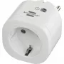 Brennenstuhl Connect WiFi Smart Plug WA 3600 XS02, blanco, control por voz, temporizador, app