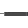 Brennenstuhl Ecolor regleta de enchufes 4 tomas con 2x USB-C, 1x USB-A, cable de 1,5 m, interruptor de seguridad, negro/antracita