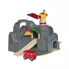 BRIO World grúa y túnel de montaña set de tren de madera