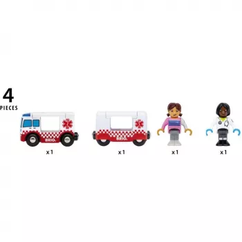 BRIO World Ambulancia Vehículo de juguete