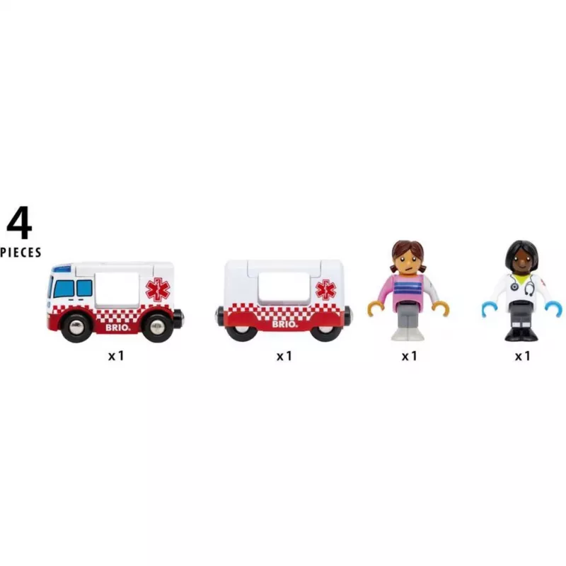 BRIO World Ambulancia Vehículo de juguete