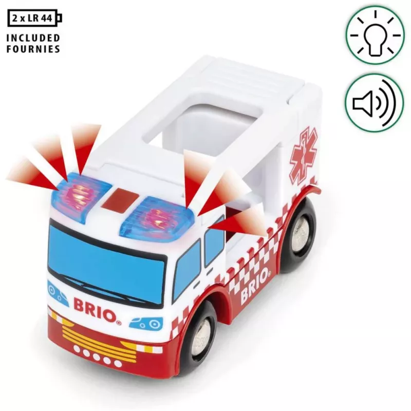 BRIO World Ambulancia Vehículo de juguete