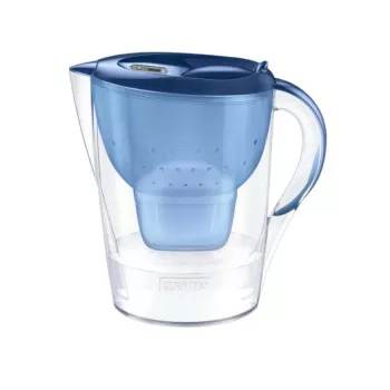 Brita Marella+ jarra filtrante con 4 cartuchos MaxtraProPP (2,4 l, azul)