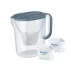 Brita Style Essential+ Jarra filtrante con 2 cartuchos MaxtraPro PP (2,4 l, azul oscuro)