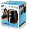 Brock AFM 3501 BK Freidora de aire 3,5L 1300-1500W Negro Freidora digital con cesta