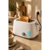 Brock BT 1002 WH Tostadora 800W, blanco