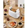 Brock BT 1008 WH Tostadora de 2 rebanadas 750W blanco
