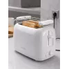 Brock BT 1008 WH Tostadora de 2 rebanadas 750W blanco