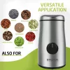 Brock CG 1050 SS Molinillo de café 150W, acero inoxidable